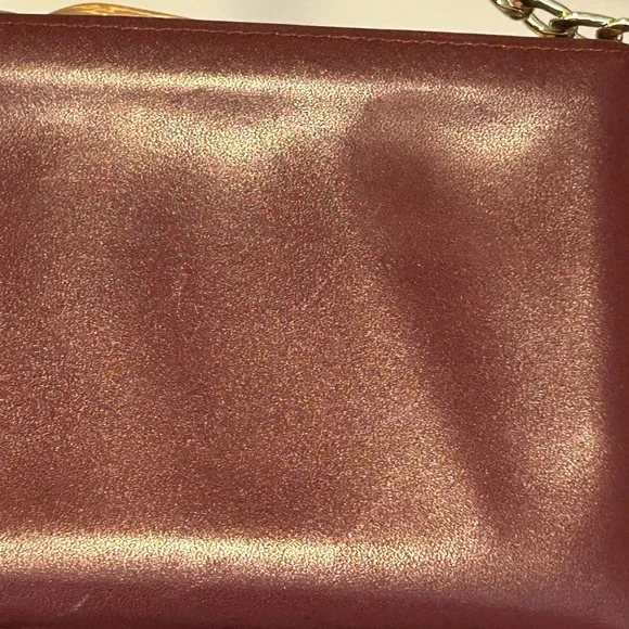 Cartier Must de Cartier Tri-fold Long Wallet Clasp Wallet & Crossbody Gold Chain - Picture 5 of 10